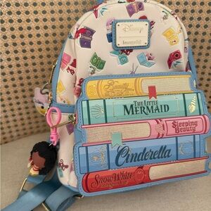 Princess book loungefly backpack